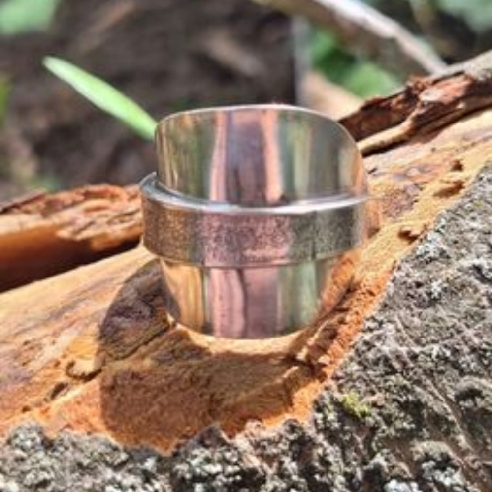 Hand Forged Shield Ring Sizes 9.5 and 11 L3
